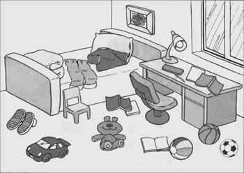 如何绘制简洁的房间家具简笔画 分步指南